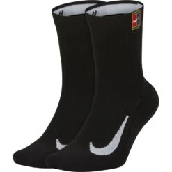 Nike Court Multiplier Cushioned Socks (Black)