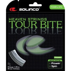 Solinco Tour Bite 20/1.05 Tennis String (Silver)