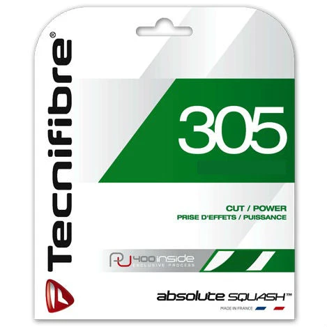 Tecnifibre 305 18 Squash String (Green) 1 Tecnifibre 305 18 Squash String (Green)