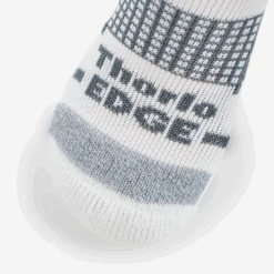 Thorlo Unisex Tennis Moderate Cushion Low Cut Socks (White) -Racket Equipment Store VCMU WHITE 2