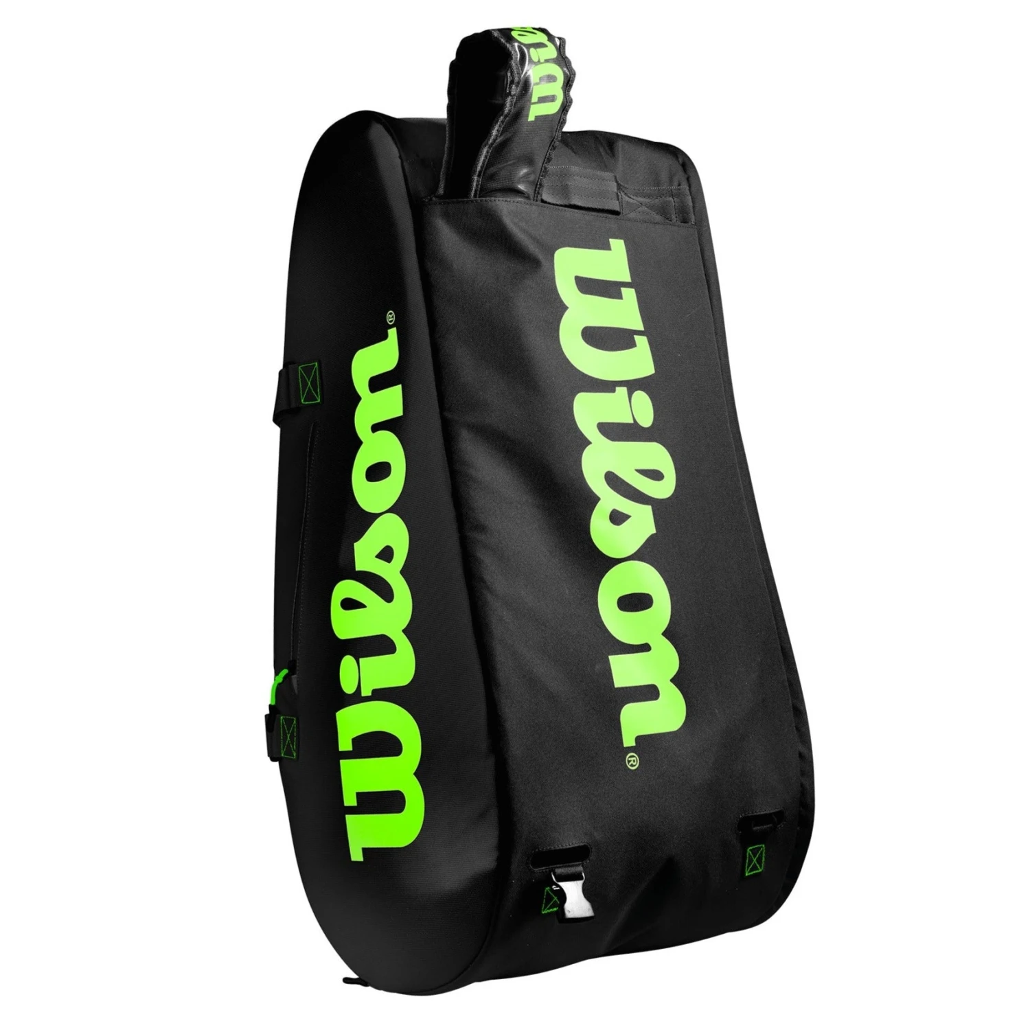 Wilson Super Tour 15 Pack Racquet Bag (Black/Green) 7 Wilson Super Tour 15 Pack Racquet Bag (Black/Green) - Image 7