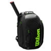 Wilson Super Tour Backpack Racquet Bag (Black/Green)