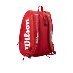 Wilson Super Tour PaddlePak Pickleball Bag (Red) 5 Wilson Super Tour PaddlePak Pickleball Bag (Red) -Racket Equipment Store WR8004901001Super Tour Paddlepak BackStanding