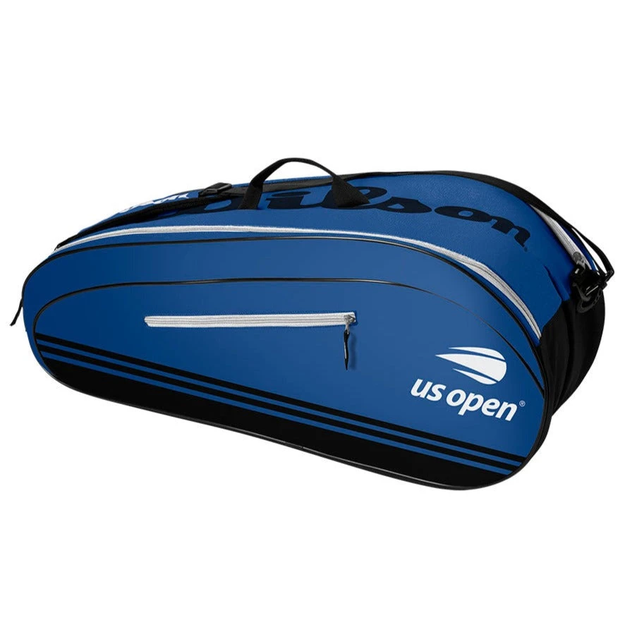 Wilson US Open Team 6 Pack Racquet Bag (Blue/Black) 1 Wilson US Open Team 6 Pack Racquet Bag (Blue/Black)