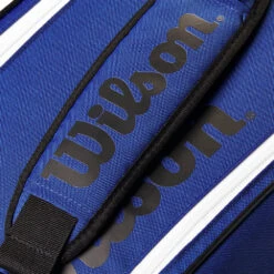 Wilson US Open Team 6 Pack Racquet Bag (Blue/Black) 6 Wilson US Open Team 6 Pack Racquet Bag (Blue/Black) -Racket Equipment Store WR8018601 Wilson US Open Team 6 Pack Blue Black 3