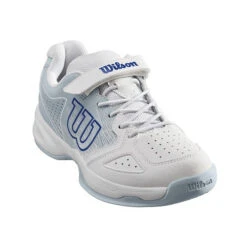 Wilson Stroke Junior Tennis Shoe (White/Blue) -Racket Equipment Store WRS324040 Jr Small 82627577 b5b6 4878 ad8f 456c3becc46c