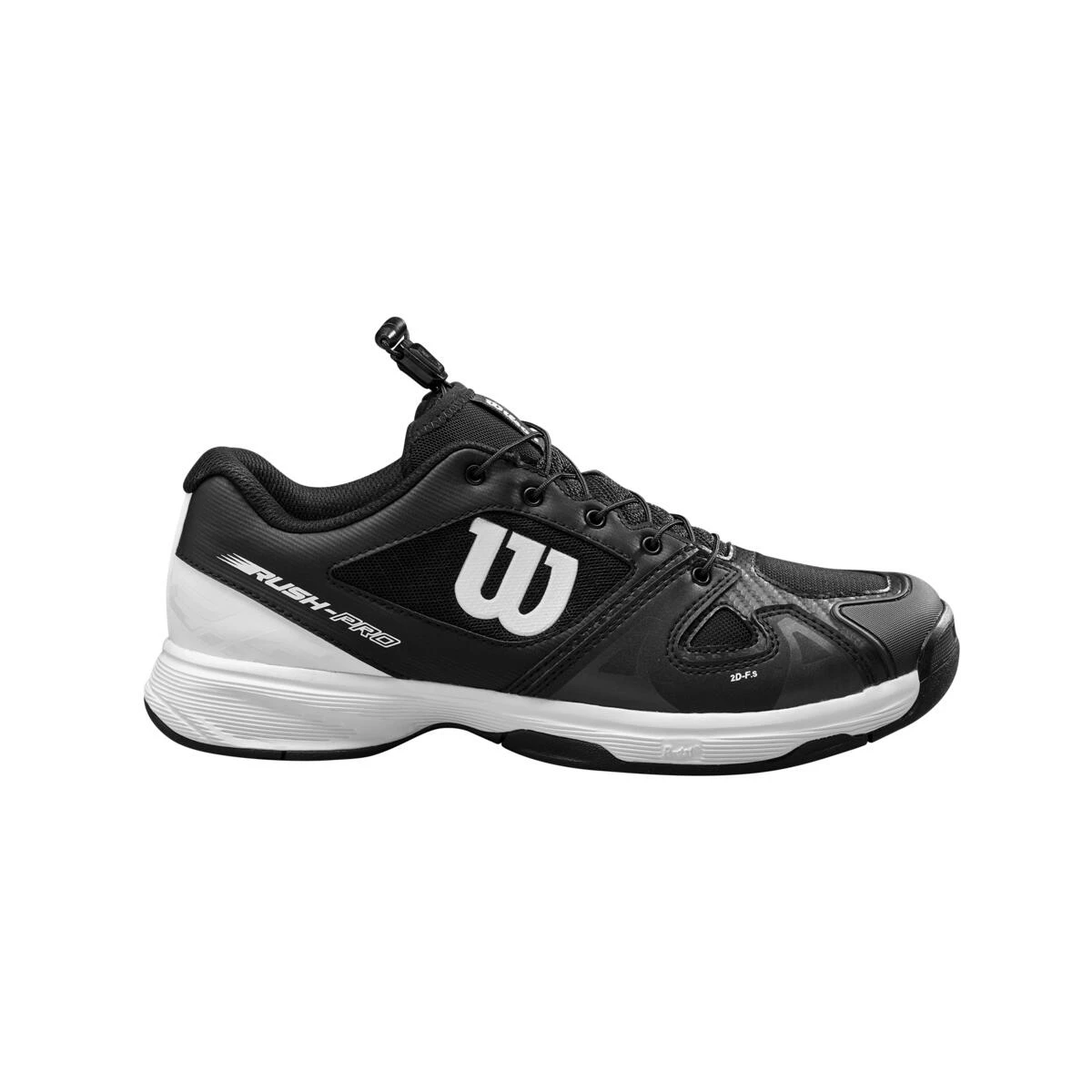 Wilson Rush Pro QL Junior Tennis Shoe (Black) 2 Wilson Rush Pro QL Junior Tennis Shoe (Black) - Image 2