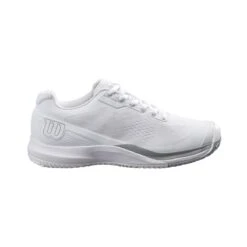 Wilson Rush Pro 3.5 Women's Tennis Shoe (White/Pearl Blue) -Racket Equipment Store WRS327270 0 Rush Pro 35 Womens WH WH PearlBlue.png.cq5dam.web .1200.1200