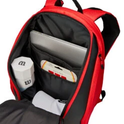 Wilson RF DNA Backpack Racquet Bag (Red/Black) 17 Wilson RF DNA Backpack Racquet Bag (Red/Black) -Racket Equipment Store Wilson WR8005302 RF DNA Backpack Red Black 11
