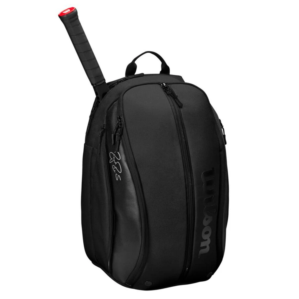 Wilson RF DNA Backpack Racquet Bag (Black) 2 Wilson RF DNA Backpack Racquet Bag (Black) - Image 2