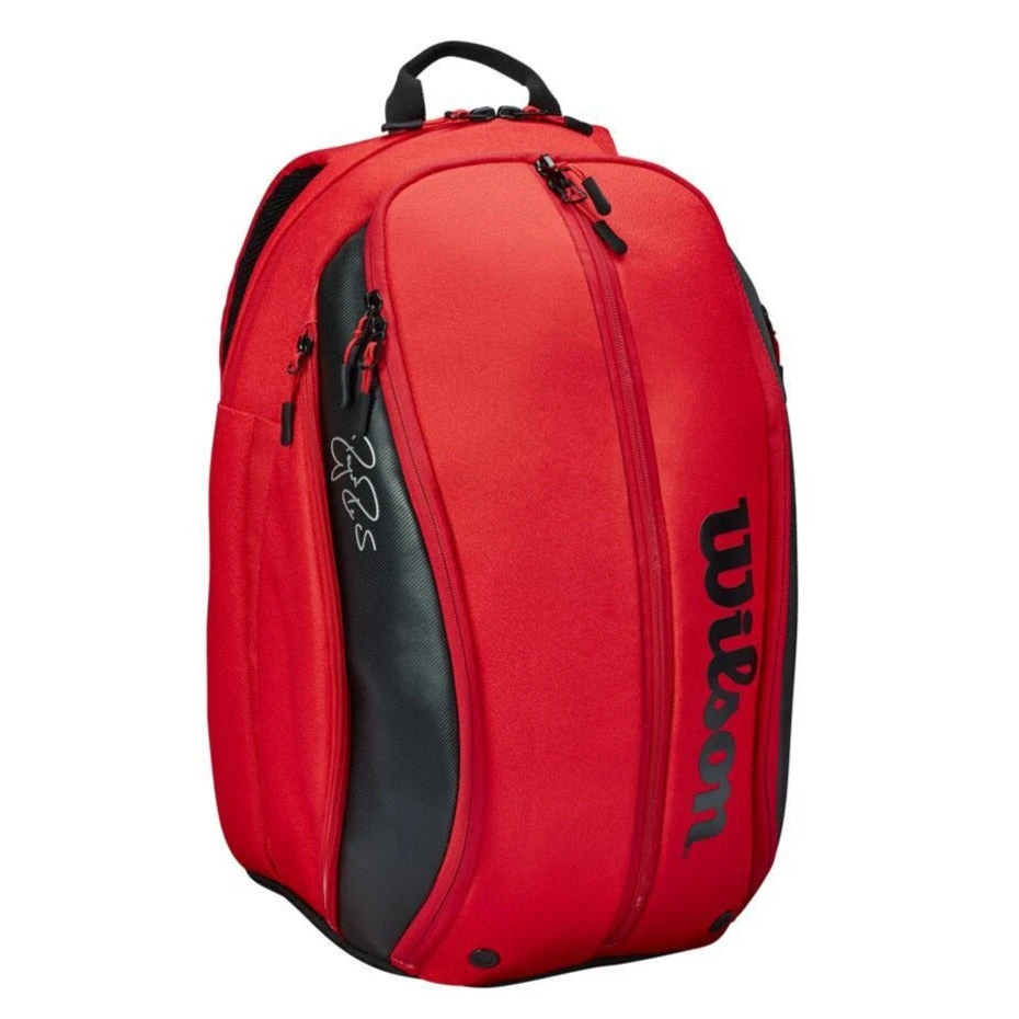 Wilson RF DNA Backpack Racquet Bag (Red/Black) 1 Wilson RF DNA Backpack Racquet Bag (Red/Black)