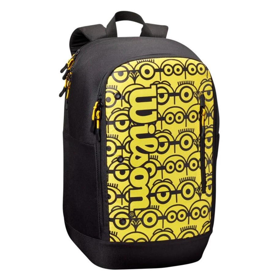 Wilson Minions Tour Racquet Backpack (Black/Yellow) 1 Wilson Minions Tour Racquet Backpack (Black/Yellow)
