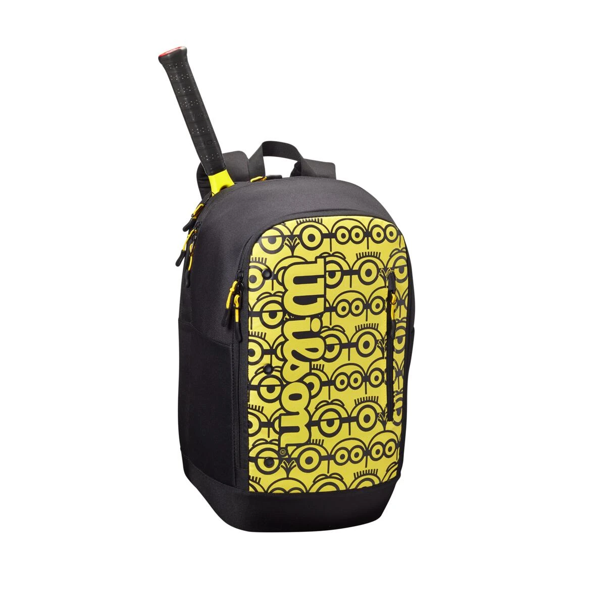 Wilson Minions Tour Racquet Backpack (Black/Yellow) 2 Wilson Minions Tour Racquet Backpack (Black/Yellow) - Image 2