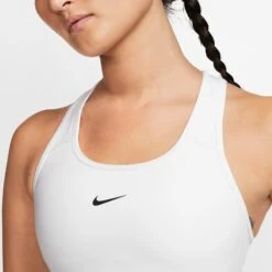 Nike Women's Dri-FIT Swoosh Medium Support 1 Piece Pad Sports Bra (White/Black) 7 Nike Women's Dri-FIT Swoosh Medium Support 1 Piece Pad Sports Bra (White/Black) -Racket Equipment Store dri fit swoosh support 1 piece pad sports bra mx9N8j 413f4291 747b 404b 90a3 3ccd5b532ce2