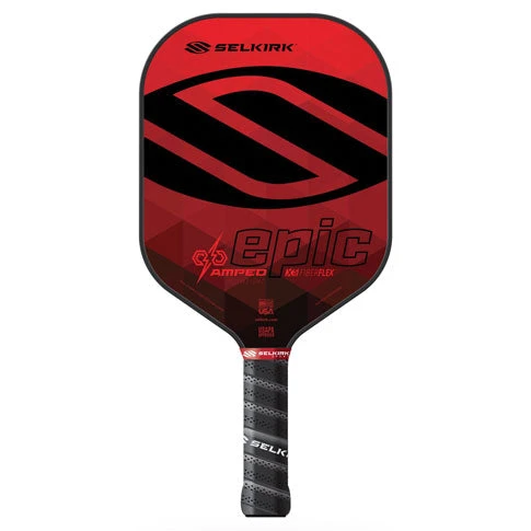 Selkirk Amped Epic Midweight Pickleball Paddle (Red) 1 Selkirk Amped Epic Midweight Pickleball Paddle (Red)