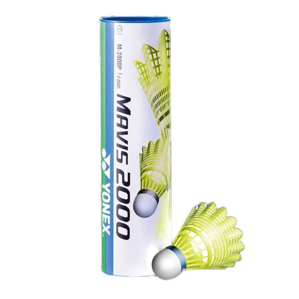 Yonex Mavis 2000 Nylon Badminton Shuttlecocks (Yellow) 1 Yonex Mavis 2000 Nylon Badminton Shuttlecocks (Yellow)