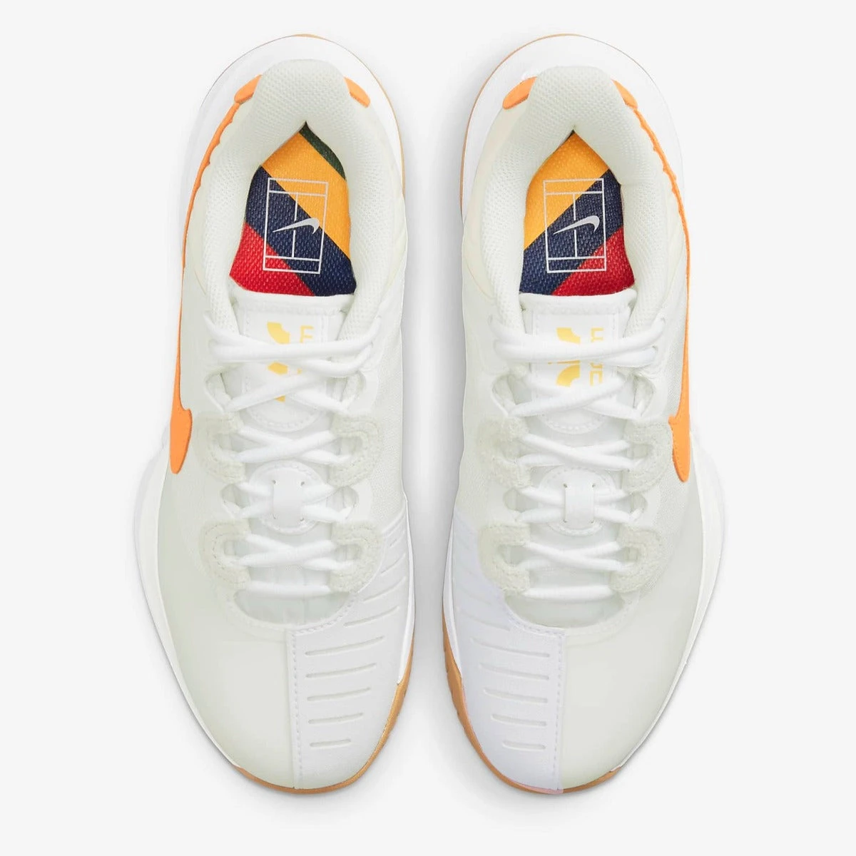 Nike Air Zoom GP Turbo Women's Tennis Shoe (White/Gold) 4 Nike Air Zoom GP Turbo Women's Tennis Shoe (White/Gold) - Image 4