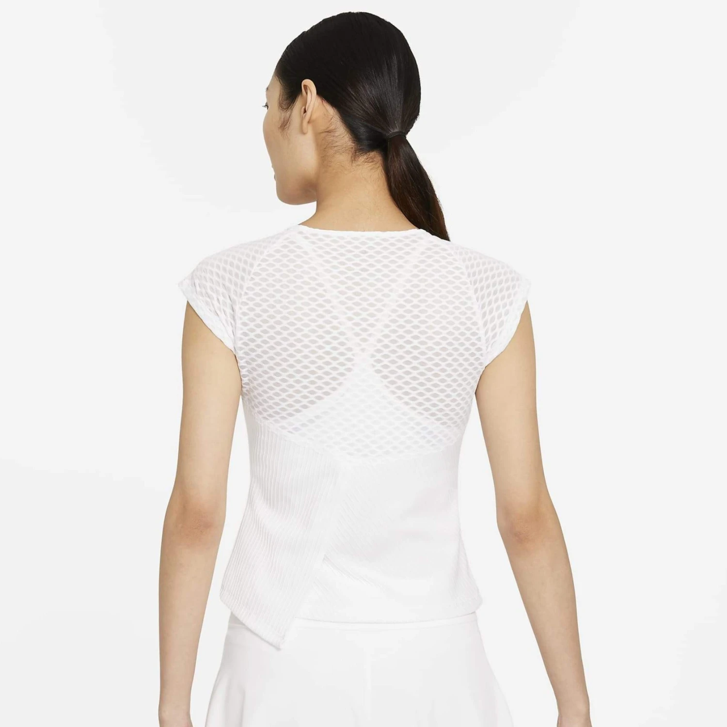 Nike Women's Dri-FIT ADV Slam Tank Top (White/Black) 2 Nike Women's Dri-FIT ADV Slam Tank Top (White/Black) - Image 2