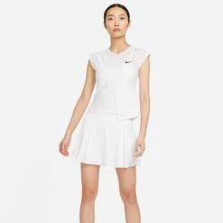 Nike Women's Dri-FIT ADV Slam Tank Top (White/Black) 11 Nike Women's Dri-FIT ADV Slam Tank Top (White/Black) -Racket Equipment Store nikecourt dri fit adv slam tennis top mXSrTv bc41f075 2527 431e a34f 7d3271a22cc3