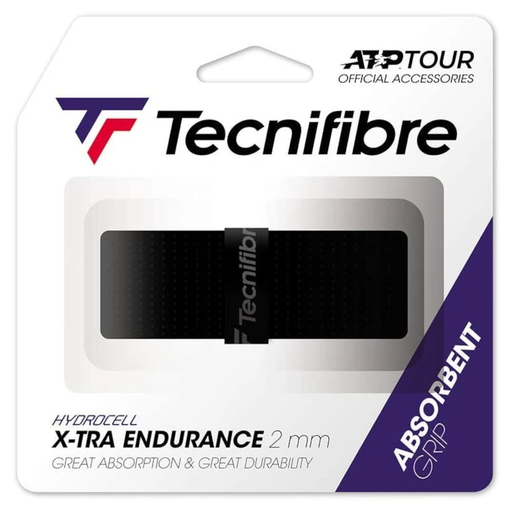 Tecnifibre X-Tra Endurance Replacement Grip (Black) 1 Tecnifibre X-Tra Endurance Replacement Grip (Black)
