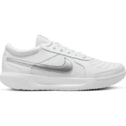 Nike Zoom Lite 3 Women's Tennis Shoe (White/Metallic Silver)