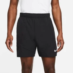 Nike Mens Dri-FIT Advantage Shorts 7-Inch (Black/White)