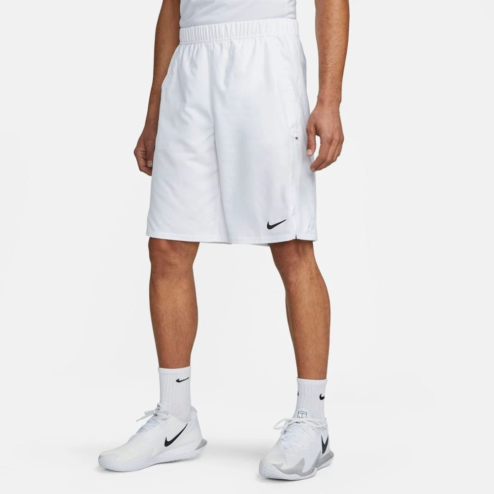 Nike Men's Court Dri-Fit Victory Short 11-inch (White/Black) 1 Nike Men's Court Dri-Fit Victory Short 11-inch (White/Black)