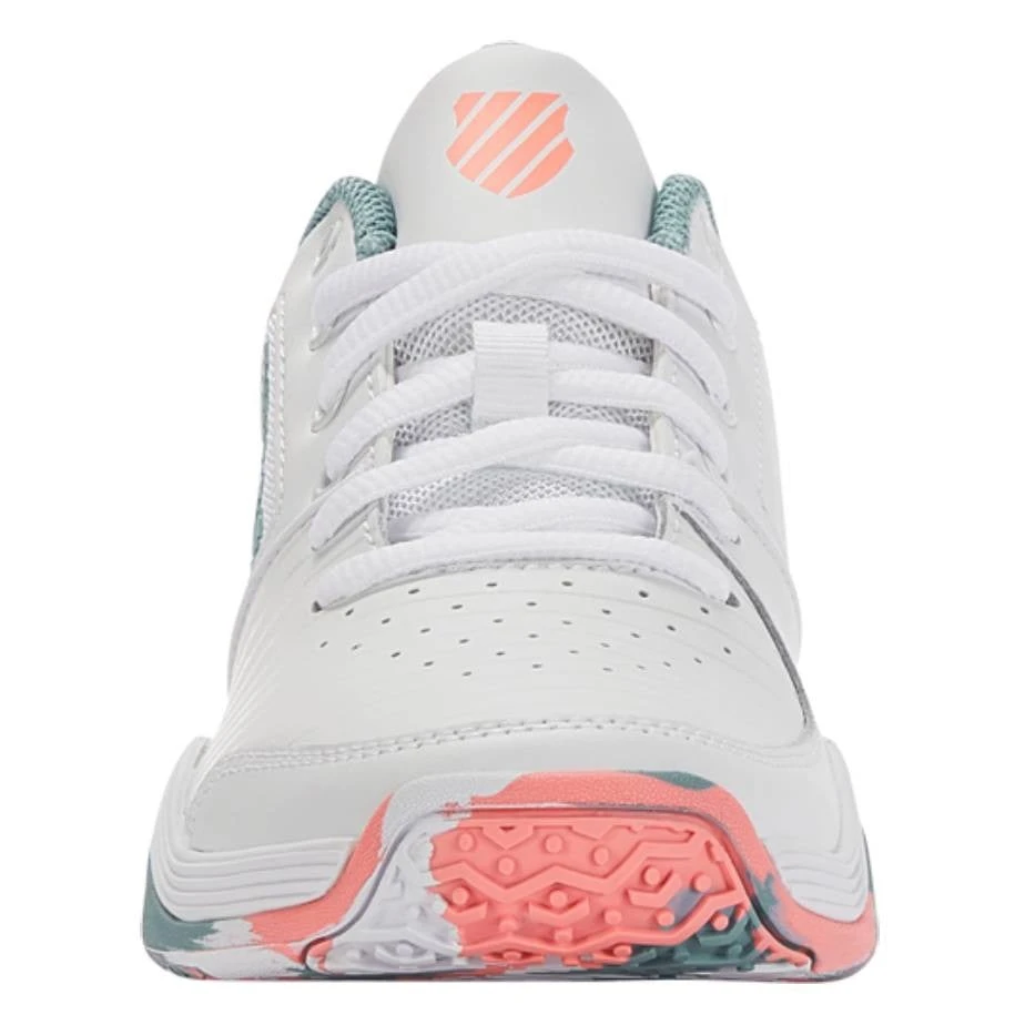 K-Swiss Court Express OMNI Junior Tennis Shoe (White/Blue) 2 K-Swiss Court Express OMNI Junior Tennis Shoe (White/Blue) - Image 2