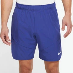 Nike Men's Dri-FIT Advantage 9-inch Short (Blue/White)